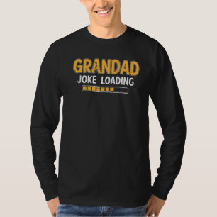 Mens Grandad Joke Loading Bitte warten Spaß Daddy T-Shirt