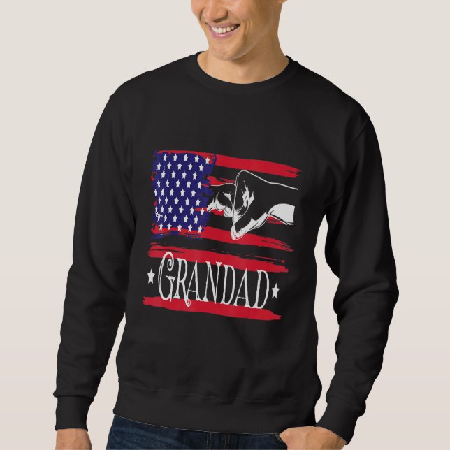 Mens Grandad Sweatshirt (Vorderseite)