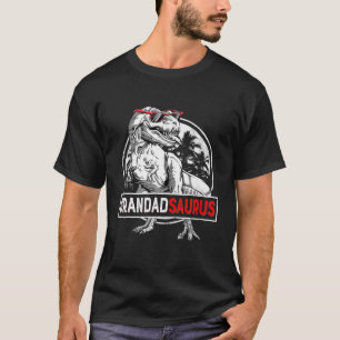 Mens Grandadsaurus Rex Dinosaurier Funny Vatertag T-Shirt