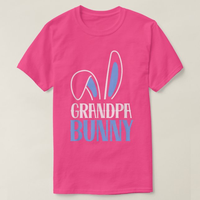Mens Grandpa Bunny Costume Funny Family Match E T-Shirt (Design vorne)
