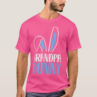 Mens Grandpa Bunny Costume Funny Family Match E T-Shirt