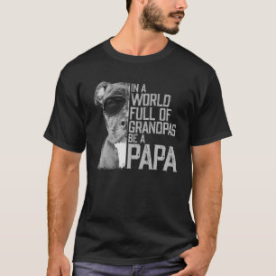 Mens Grandpas in der Welt Full Be a Papa Pitbull D T-Shirt