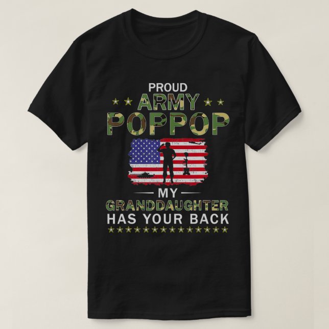 Mens Grandtochter hat einen Poppop mit der Back Pr T-Shirt (Design vorne)