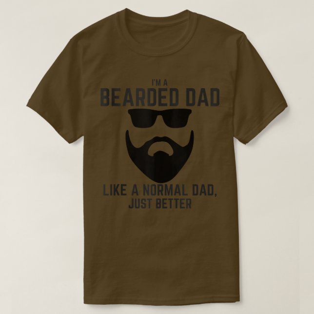 Mens Great Beard Comes Great Responsibility Beard  T-Shirt (Design vorne)