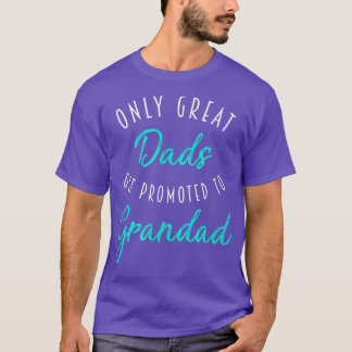 Mens Great Dads Get Promoted to Grandad , Pregnanc T-Shirt