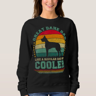 Mens Great Dane Vater wie ein regelmäßiger Vater, Sweatshirt