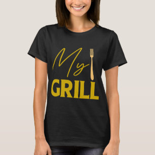 Mens GRILLEN GRILLEN Grillgrill Abend Grill T-Shirt