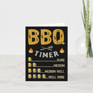 Mens Grillen Timer Barbecue Funny Grill Grilling B Karte
