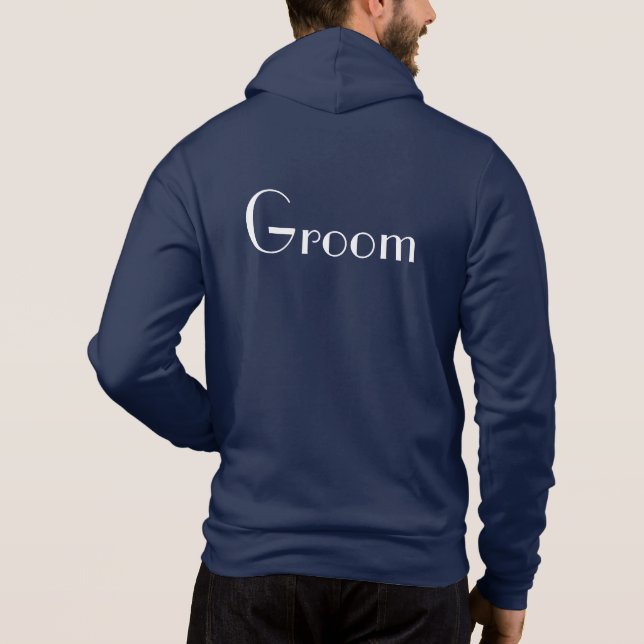 Mens Groom Hoodie (Rückseite)