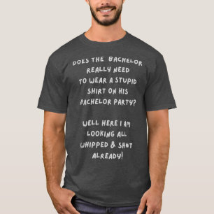 Mens Groom Squad Bachelor Party Hochzeit Brauche i T-Shirt