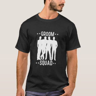 Mens Groom Squad Trauzeugen Team Gruppe Party 2 T-Shirt