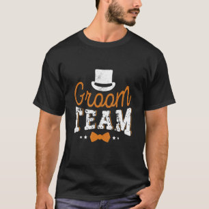 Mens Groom Team Verlobung Bachelor Party Groomsma T-Shirt