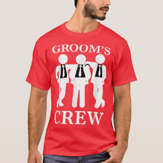 Mens Grooms Crew Bachelor Party Groomsmen Gifts T-Shirt