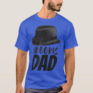Mens Grooms Papa Söhne Hochzeitsmütze T-Shirt