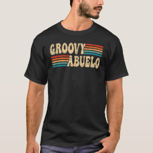 Mens Groovy Abuelo 70er Ästhetische Nostalgie der T-Shirt