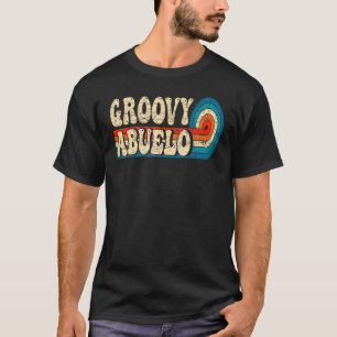 Mens Groovy Abuelo 70er Ästhetische Nostalgie der T-Shirt