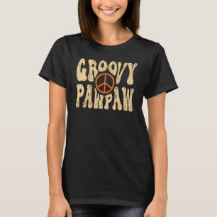 Mens Groovy Pawpaw 70er Ästhetische Nostalgie der  T-Shirt
