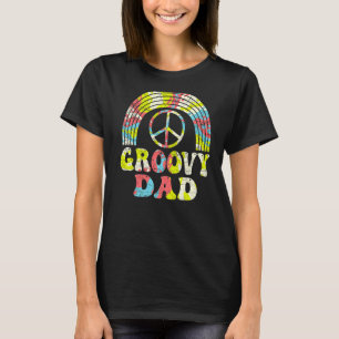 Mens Groovy Vater 70er Ästhetische Nostalgie Ret 1 T-Shirt
