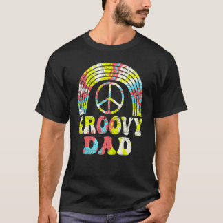 Mens Groovy Vater 70er Ästhetische Nostalgie Ret 1 T-Shirt