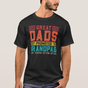 Mens Große Vater werden zum Großvater 1 befördert T-Shirt