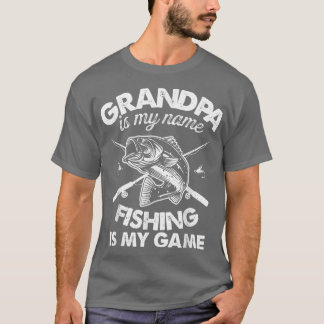 Mens Großvater Angeln Opa ist mein Name Fischen is T-Shirt