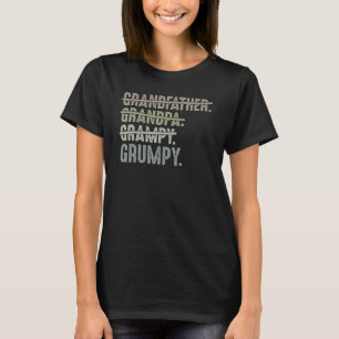 Mens Großvater Opa Grampy Grumpy Vathers Da T-Shirt