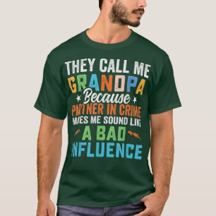 Mens Großvatertag, den sie mich Opa nennen T-Shirt