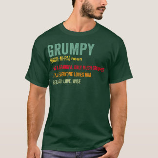 Mens Grumpa definiert sich nur als regelmäßiger Gr T-Shirt
