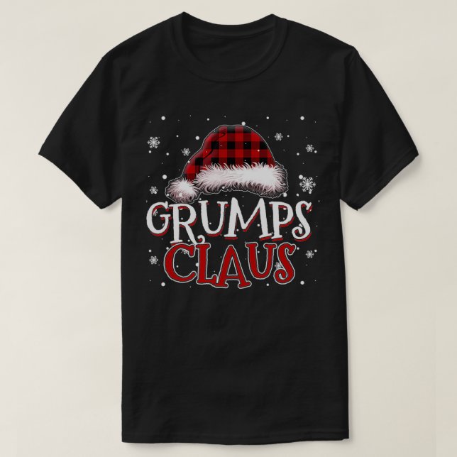 Mens Grumps Claus Santa Family passt Weihnachten T-Shirt (Design vorne)