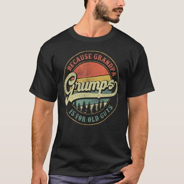 Mens Grumps, weil Opa für alte Typ Grand T-Shirt (Vorderseite)