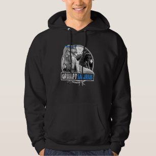 Mens Grumpy Saurus T Rex Dinosaur Men Family Hoodie