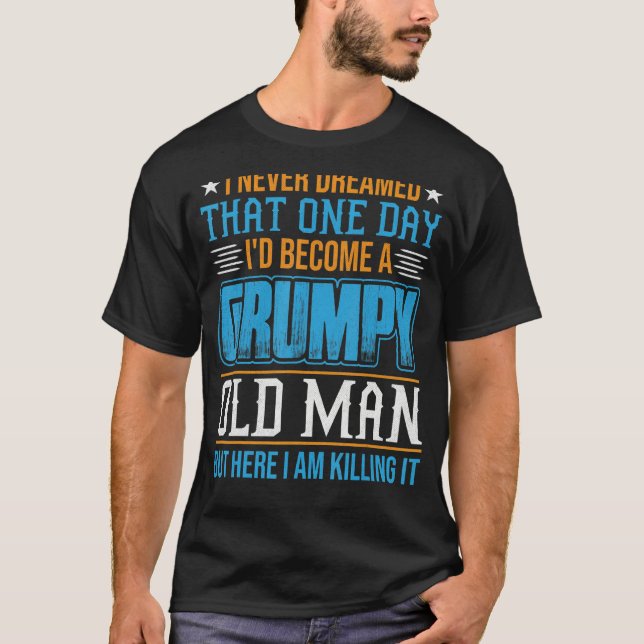 Mens Grumpy Vater Beste Großmutter Tag T-Shirt (Vorderseite)