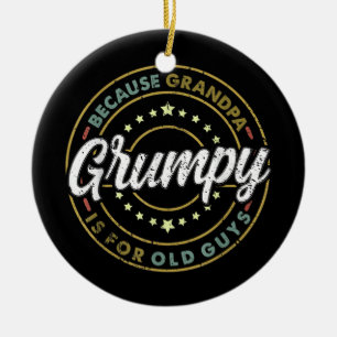 Mens GRUMPY weil Opa für ältere TYP ist Keramik Ornament