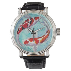 Mens gucken. Japanisch Koi Karp Design Armbanduhr