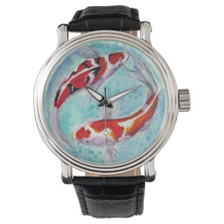 Mens gucken. Japanisch Koi Karp Design Armbanduhr