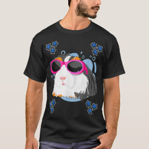 Mens Guinea Pigs Art Drawing Stars Boys Guinea Pig T-Shirt