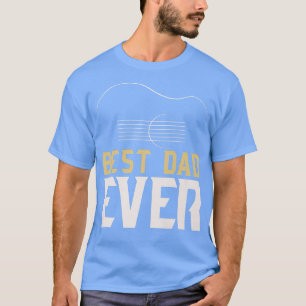 Mens Guitar liebt besten Vater je Gitarrenlehrer D T-Shirt