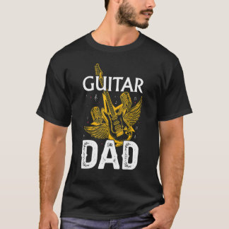 Mens Guitar Vater Guitar Pater Gitarrist T-Shirt
