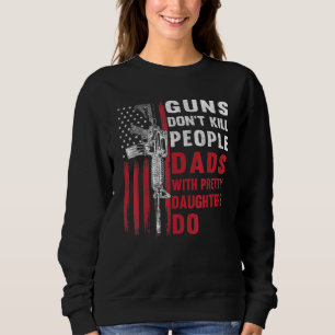 Mens Guns töten Menschen nicht mit Hübschen Toten Sweatshirt