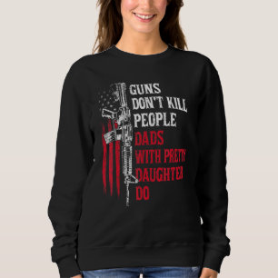 Mens Guns töten Menschen nicht mit Hübschen Toten Sweatshirt