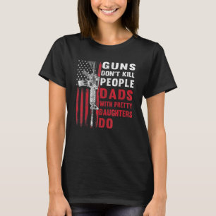 Mens Guns töten Menschen nicht mit Hübschen Toten  T-Shirt