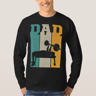 Mens Gym Vater Bod Vater Lifting Power Lifting T-Shirt