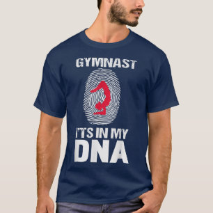 Mens Gymnast ist mein DNA Funny Gymnastic Coach T-Shirt
