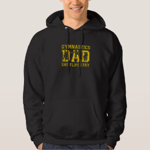 Mens Gymnastics Vater Sie Drehe, ich bezahle Gymna Hoodie