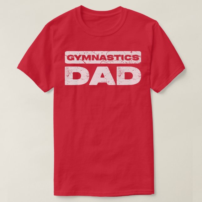 Mens Gymnastics Vater Vatertag  T-Shirt (Design vorne)