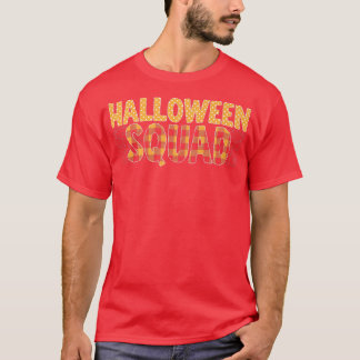 Mens Halloween Squad Kariert Halloween T-Shirt