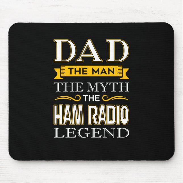 Mens Ham Radio Vater Shirts Geschenke für Vater -  Mousepad (Vorne)