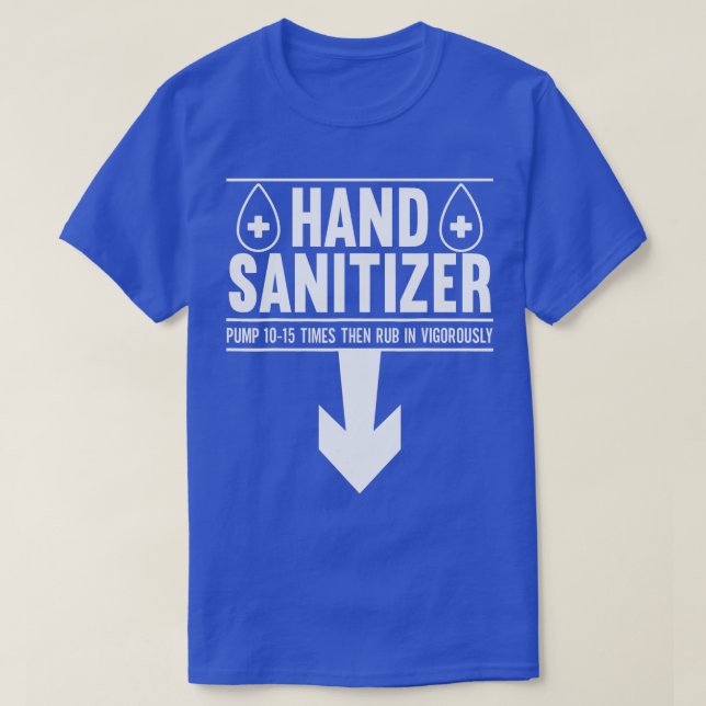Mens Hand Sanitizer Erwachsene Humor Funny Dirty J T-Shirt (Design vorne)