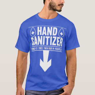 Mens Hand Sanitizer Erwachsene Humor Funny Dirty J T-Shirt