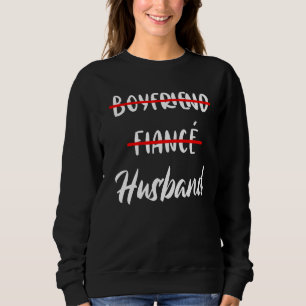 Mens heiratete nur seine und ihre frisch Verheirat Sweatshirt